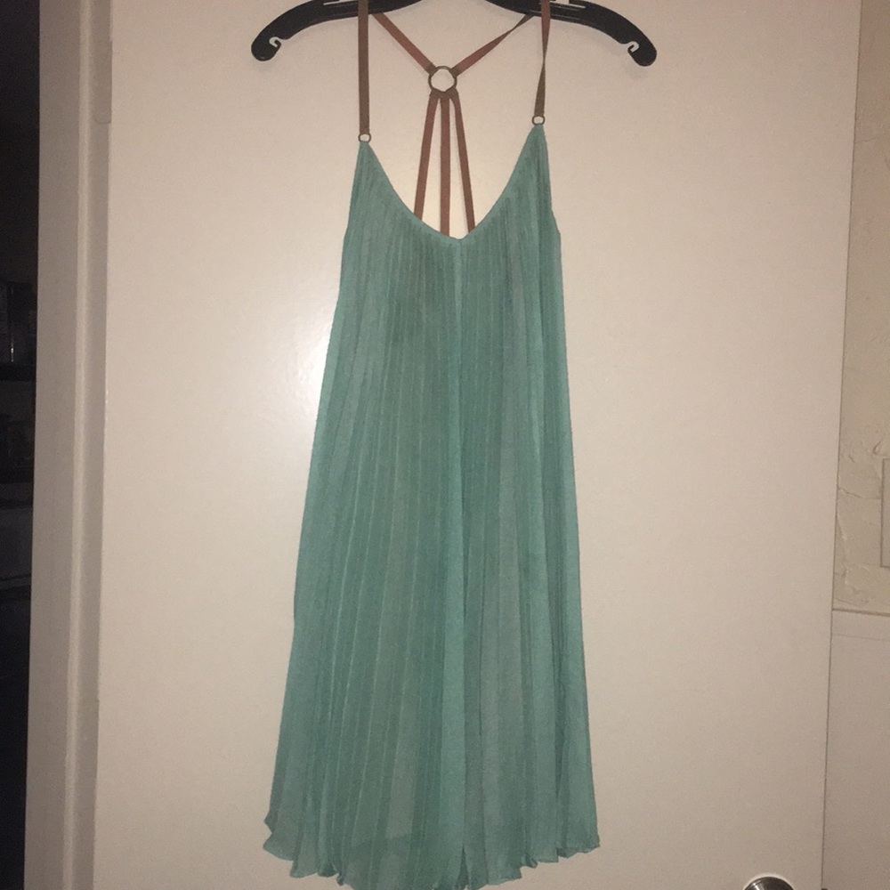 Bcbgmaxazria “Cayenne” aqua dress